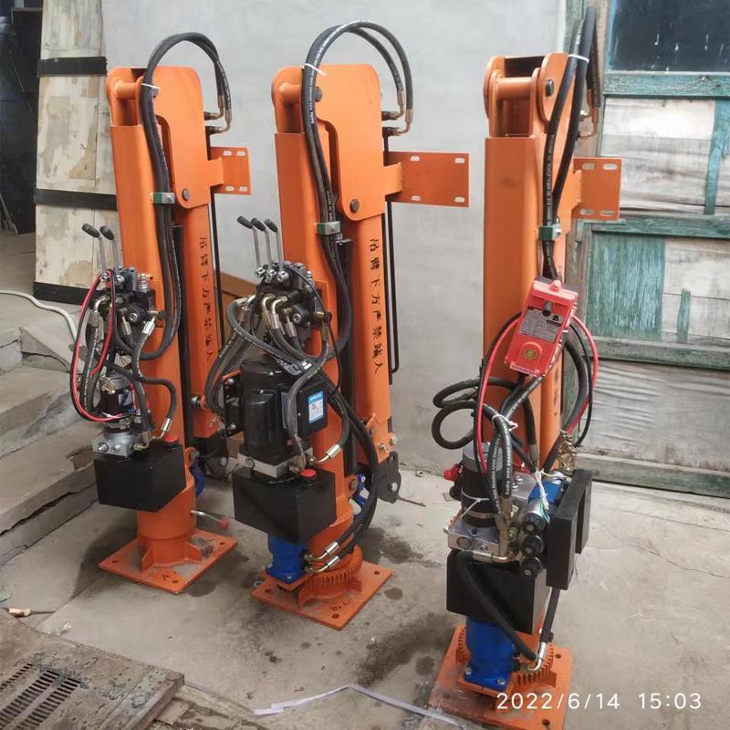 树林区重汽蓝牌随车吊 3.2吨 国六动力强 液压驱动 农用自卸起重机